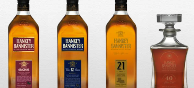 История появления и разновидности виски Hankey Bannister. Сколько стоит и где можно купить?
